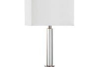 Safavieh Chena 275 In Clear And Silver Table Lamp With Off White regarding measurements 1000 X 1000