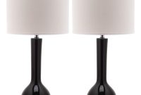 Safavieh Mae 305 In Black Long Neck Ceramic Table Lamp Set Of 2 for measurements 1000 X 1000