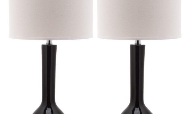 Safavieh Mae 305 In Black Long Neck Ceramic Table Lamp Set Of 2 for measurements 1000 X 1000