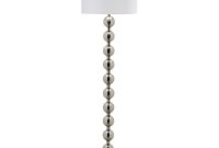 Safavieh Reflections Stacked Ball 585 In Nickel Floor Lamp With with regard to sizing 1000 X 1000