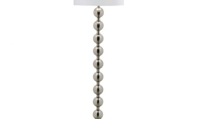 Safavieh Reflections Stacked Ball 585 In Nickel Floor Lamp With with regard to sizing 1000 X 1000