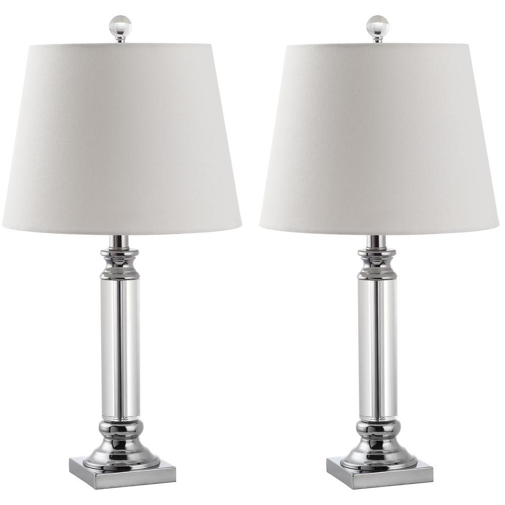 Safavieh Zara 235 In Clear Crystal Table Lamp Set Of 2 Lit4098a with measurements 1000 X 1000