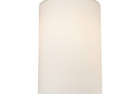 Satin White Cylinder Glass Shade Lipless With 1 58 Inch Fitter in proportions 1000 X 1000