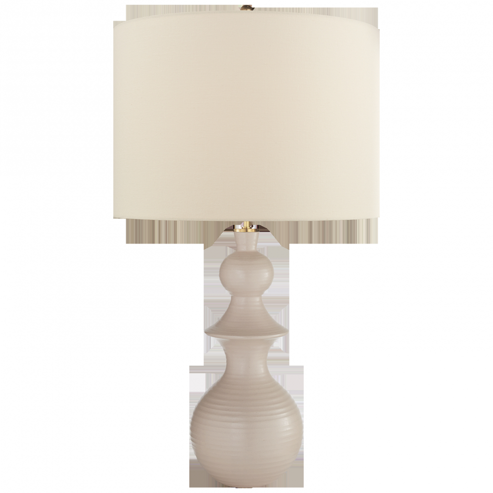 Saxon Large Table Lamp In Blush With Linen Shade Ks 3617bls L throughout size 1000 X 1000