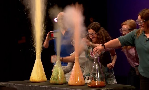 Science Bobs Crazy Foam Experiment At The World Science Festival in proportions 1583 X 946