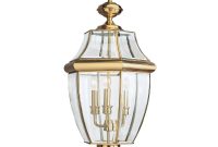 Sea Gull Lighting Lancaster 3 Light Outdoor Polished Brass Post pertaining to proportions 1000 X 1000