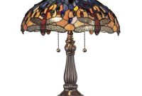 Serena Ditalia Tiffany Red Dragonfly 25 In Bronze Table Lamp pertaining to proportions 1000 X 1000