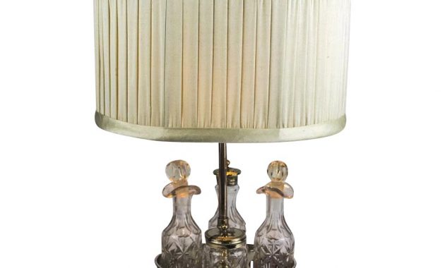 Sheffield Silver Plate And Cut Crystal Cruet Table Lamp Table M throughout dimensions 965 X 965