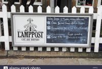 Sign Outside Dog Friendly The Lamppost Cafe And Boutique Hebden intended for proportions 1300 X 956