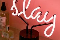 Slay Neon Sign Table Lamp Urban Uutfitters Neon And Urban for proportions 975 X 1463