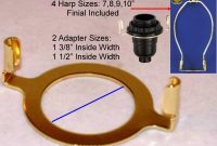 Slip Uno Adapter Kit Harp Saddle Finial Lamp Shade Pro throughout size 1600 X 1190