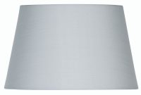 Soft Grey Cotton Drum Lamp Shade 16 Inch S901 16sg Oaks Lighting pertaining to size 1000 X 1000