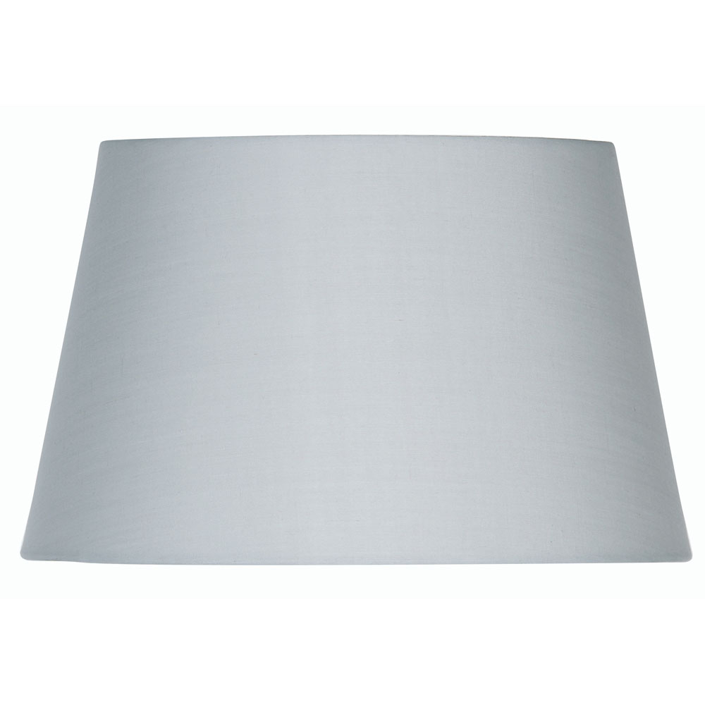 Soft Grey Cotton Drum Lamp Shade 16 Inch S901 16sg Oaks Lighting pertaining to size 1000 X 1000