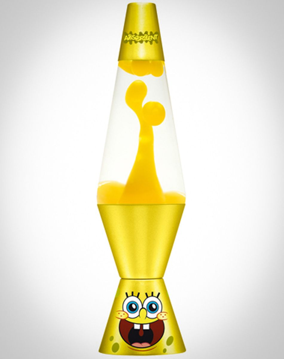 Spongebob Lava Lamp With Yellow Lava Clear Liquid And Yellow Base pertaining to measurements 950 X 1200