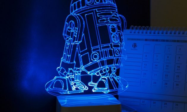 Star Wars Lamp 3d Visual Led Night Lights For Kids Robot R2 D2 Touch pertaining to dimensions 1000 X 1000