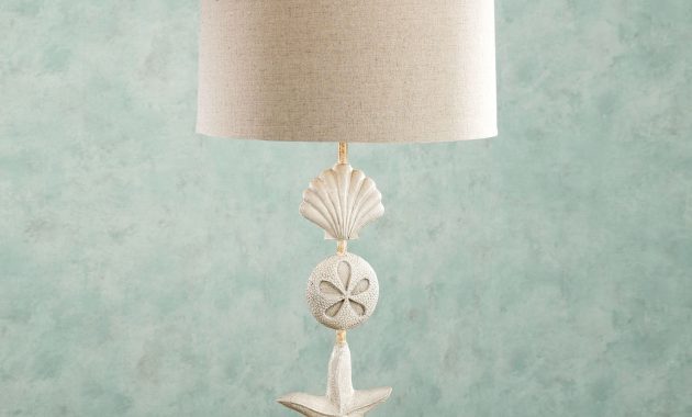 Sure Fire Coastal Table Lamps Confidential Conch And Cube Lamp intended for proportions 2000 X 2000