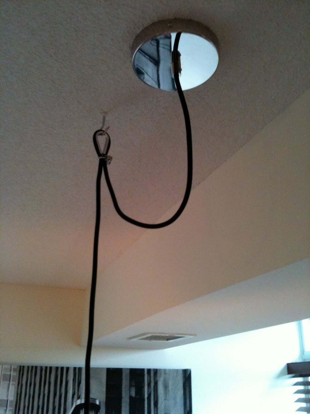 Swag A Pendant Light From Concrete Ceiling In A Condo Tower Bad pertaining to proportions 1200 X 1600