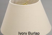 Swing Arm Ivory Burlap Lamp Shade Lamp Shade Pro with regard to measurements 1248 X 1084