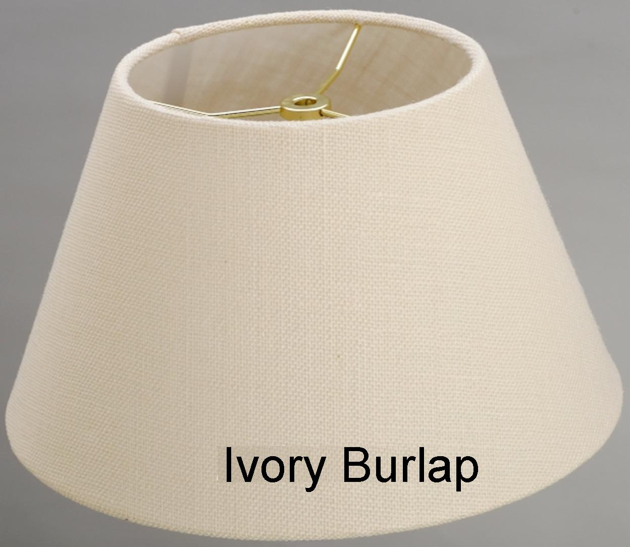 Swing Arm Ivory Burlap Lamp Shade Lamp Shade Pro with regard to measurements 1248 X 1084