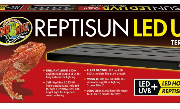 T5 Reptisun Led Uvb Terrarium Hood Zoo Med Laboratories Inc with regard to size 2612 X 900