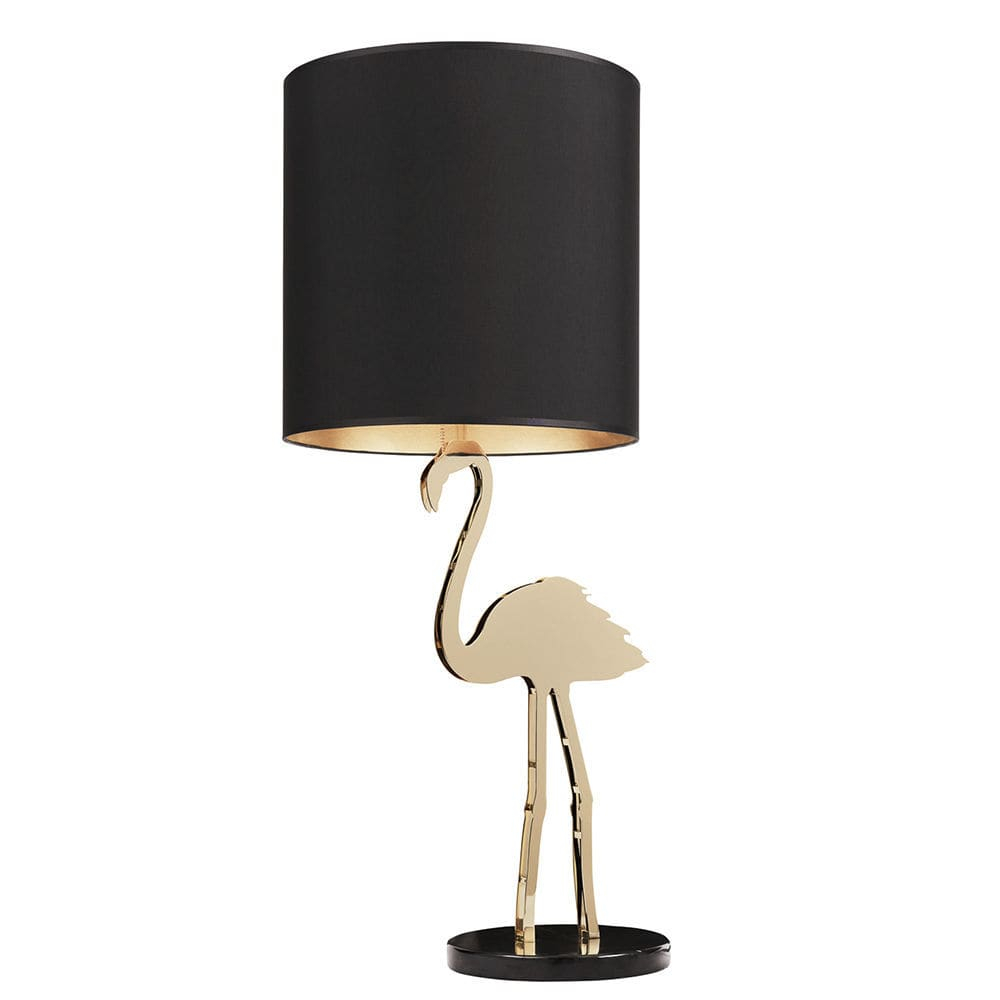 Table Lamp Contemporary Marble Iron Crazy Flamingo Design in size 1000 X 1000