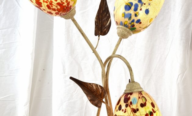 Table Lamp With 3 Murano Glass Lamp Shades within measurements 1429 X 2000