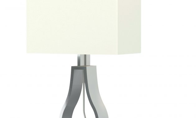 Table Lamps Klabb Table Lamp With Led Bulb Off White Shade Width 9 pertaining to measurements 2000 X 2000