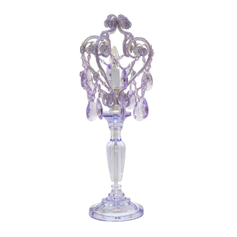 Tadpoles 20 In Purple Topaz Chandelier Table Lamp Ctlapl005 The for size 1000 X 1000