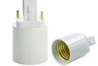 Tanba G24 To E27 Base Adapter White 2pin Base Fixture G24 To E27 intended for proportions 1000 X 1000