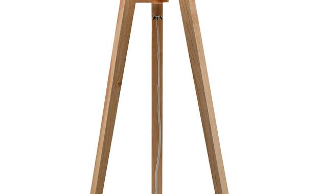 Tarifa Floor Lamp Timber Base Cotton Shade A34921 inside measurements 850 X 1362