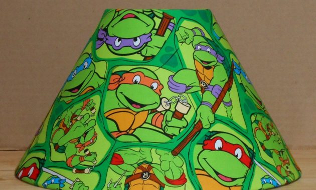 Teenage Mutant Ninja Turtles Fabric Lamp Shade Lampshade Turtle with size 1500 X 1075