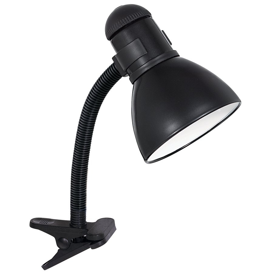 Tensor 12 In Adjustable Black 1 Light Gooseneck Clip On Desk Lamp for size 900 X 900