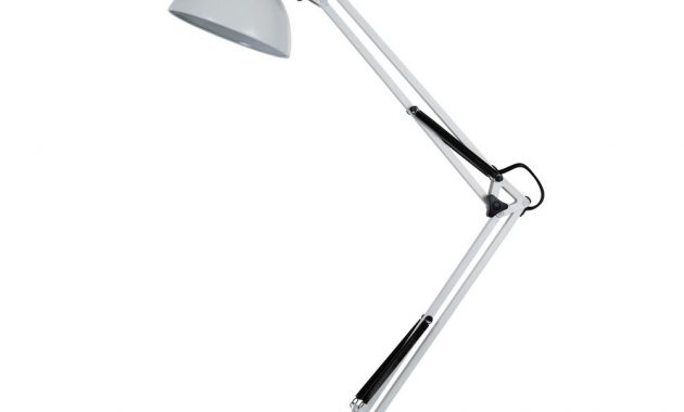 Tensor 374 In White Swing Arm Desk Lamp With Metal Clamp 17347 008 intended for sizing 1000 X 1000