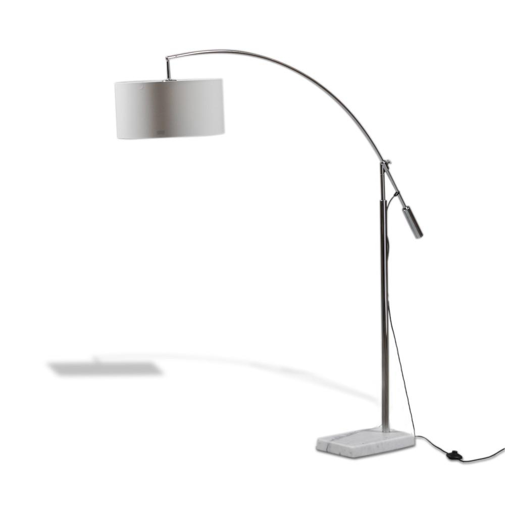 Arc Floor Lamp With Large Shade Lamp Ideas Site