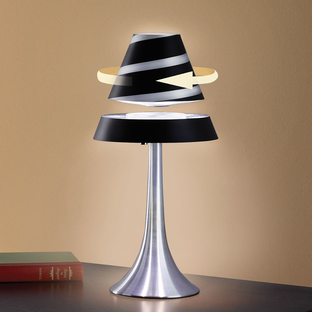 The Levitating Lamp Hammacher Schlemmer within size 1000 X 1000