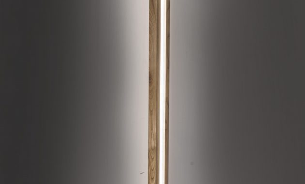 The Lubois A Floor Lamp With A Clear Led Light Strip Inside A for sizing 3198 X 5616