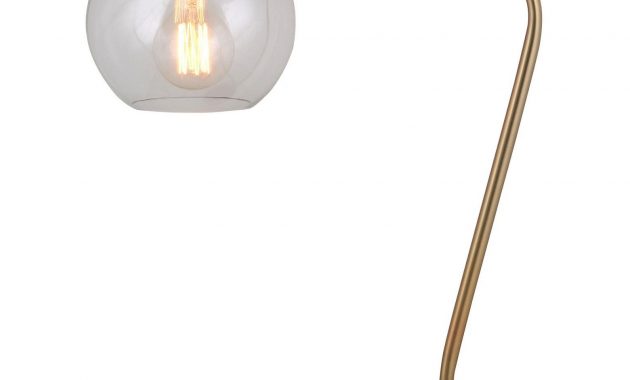 The Menlo Collection Floor Lamp In Brass From Threshold Has A Glass with regard to proportions 1560 X 1560