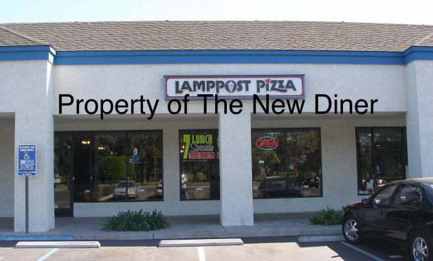 The New Diner Lamppost Pizza Fountain Valley inside proportions 1600 X 1200