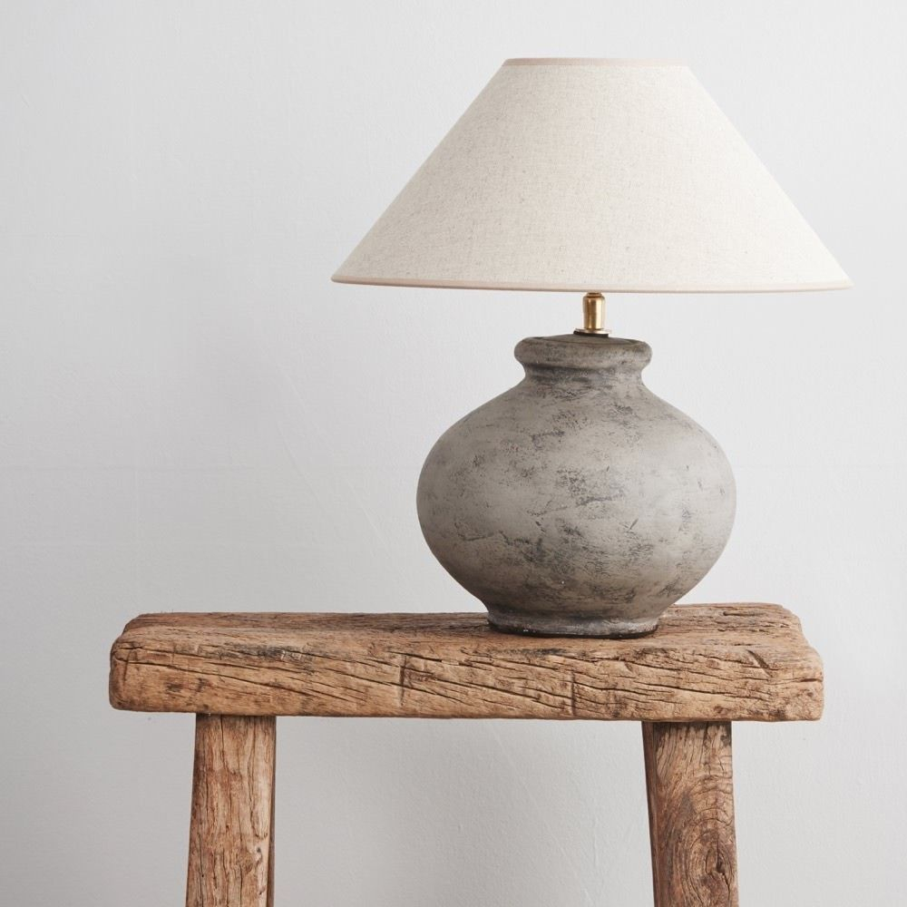 This Table Lamp Features An Unfinished Ceramic Base With An Empire in dimensions 1000 X 1000