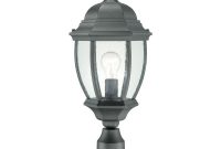 Thomas Lighting Covington 1 Light Outdoor Black Post Lantern Sl90107 intended for proportions 1000 X 1000