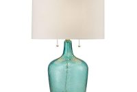 Titan Lighting 26 In Hatteras Seabreeze Hammered Glass Table Lamp in measurements 1000 X 1000