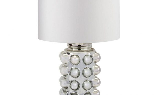 Titan Lighting Bubble 27 In Silver Mercury Glass Table Lamp Tn in proportions 1000 X 1000