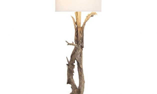 Titan Lighting Hounslow Heath 68 In Natural Teak Root Floor Lamp Tn pertaining to proportions 1000 X 1000