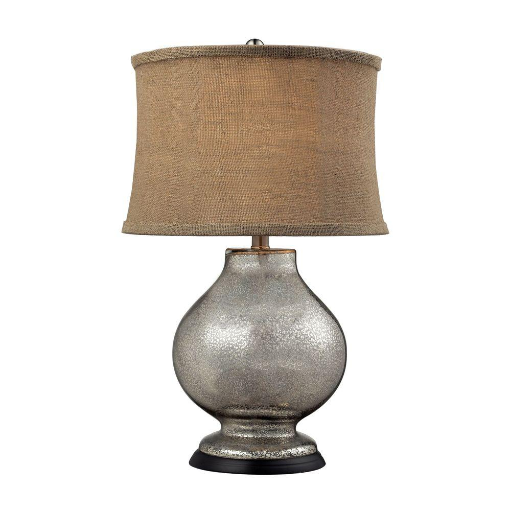 Titan Lighting Stonebrook 25 In Antique Mercury Glass Table Lamp within sizing 1000 X 1000