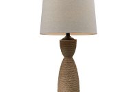 Titan Lighting Wrapped Rope 32 In Dark Brown And Sandstone Table with size 1000 X 1000
