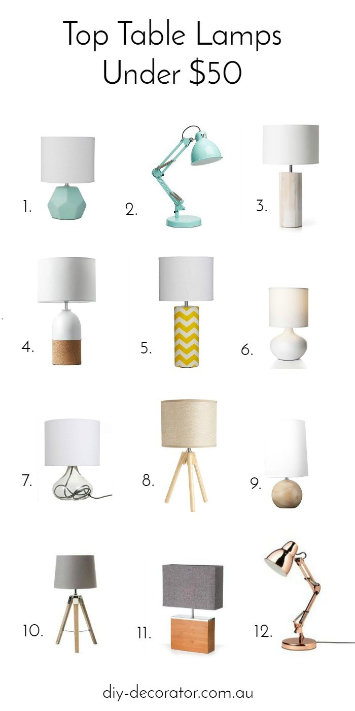 Top Table Lamps Under 50 Diy Decorator in size 700 X 1400