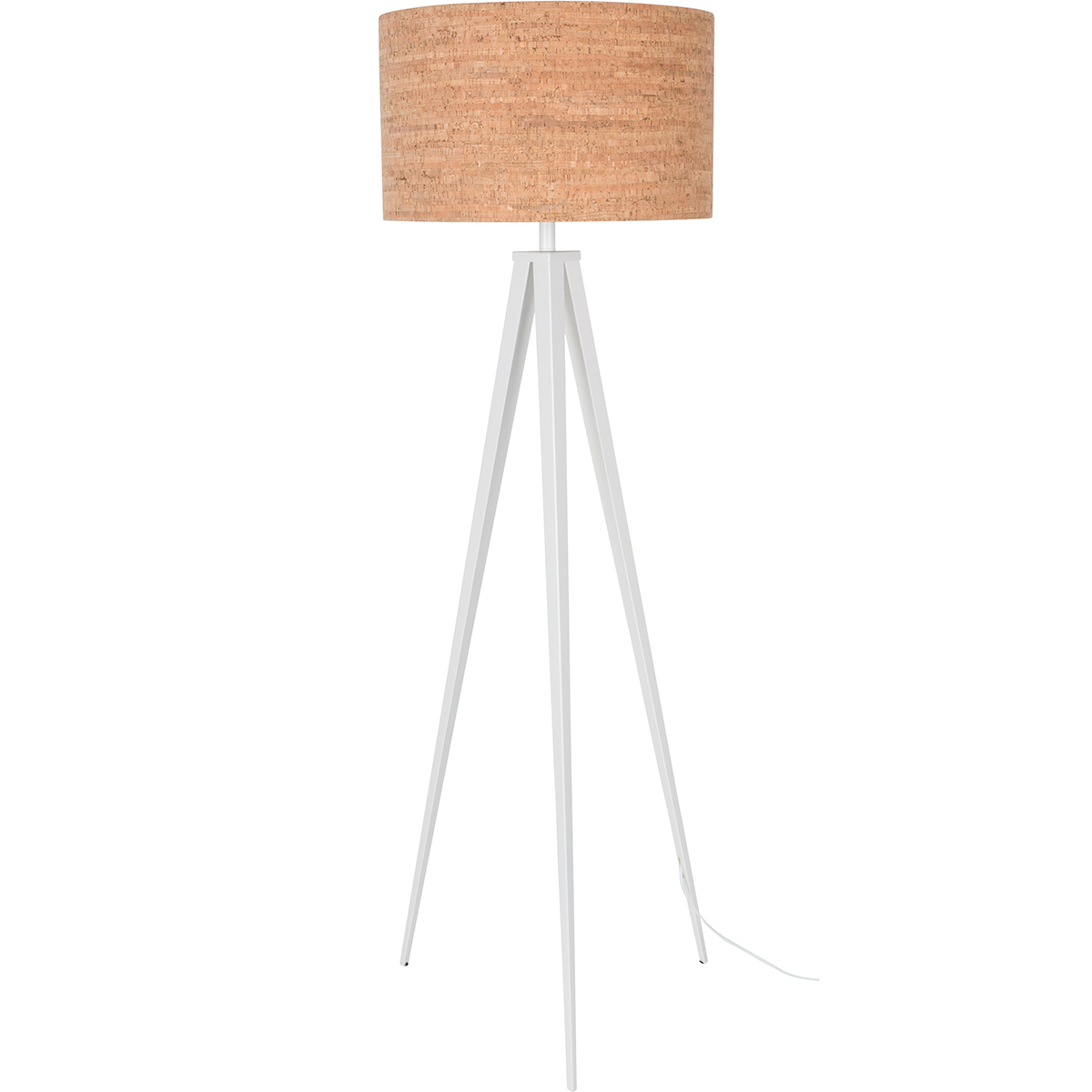 Tripod Cork Floor Lamp Woo Design pertaining to dimensions 1200 X 1200