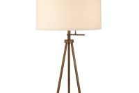 Tripod Table Lamp In Bronze Finish With Cream Drum Shade Jj Dcl in dimensions 1000 X 1000