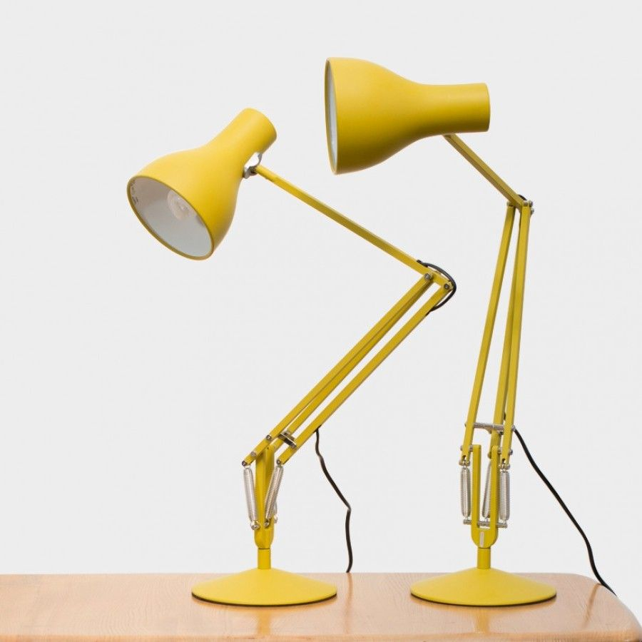 Type 75 Desk Lamp Margaret Howell Yellow Ochre Edition Bedroom with sizing 900 X 900