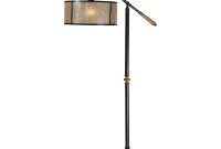 Uttermost 28584 1 Sitka Floor Lamp 16w In Aged Black And with dimensions 1600 X 1600